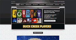 Desktop Screenshot of buckcreekplayers.com